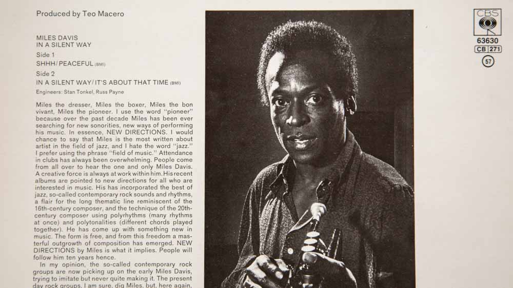 Miles Davis Album In A Silent Way - Backcover
