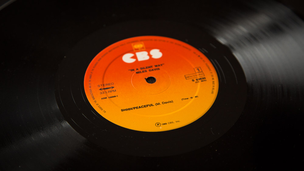 Lable Miles Davis Album In A Silent Way