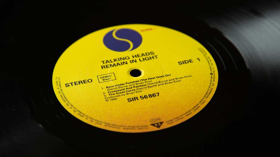 Talking Heads - Remain in Light - Label