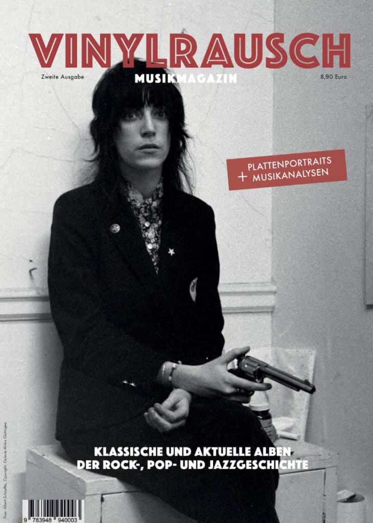 Titelansicht Vinylrausch Musikmagazin zweite Ausgabe