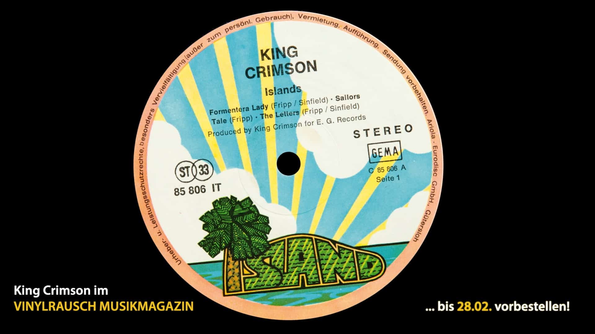 Titelbild King Crimson Vorankuendigung