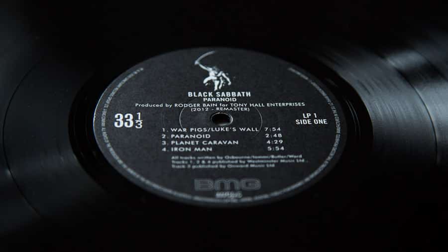 Black Sabbath – Paranoid Label
