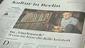 Vinylrausch Besprechung im Tagesspiegel
