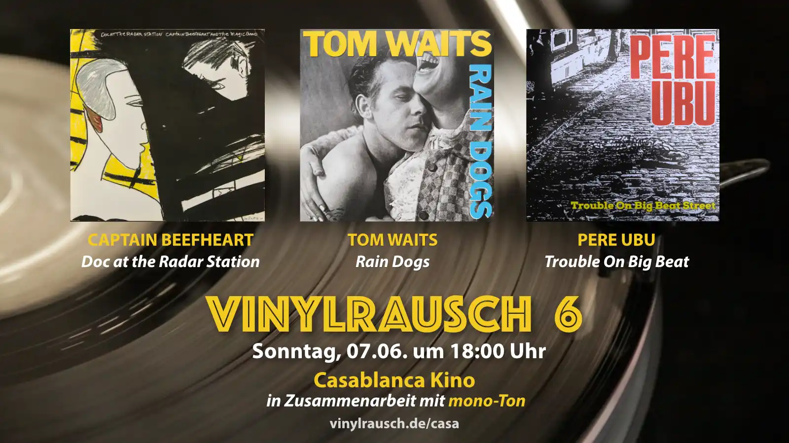 Vinylrausch 6 im Casa am 21.05.